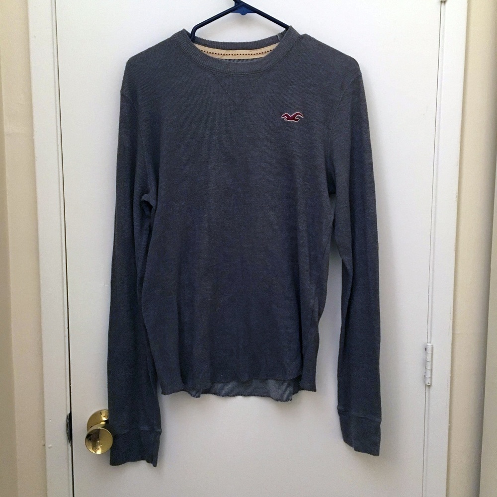 Hollister Gray Long Sleeve Shirt - Unisex
